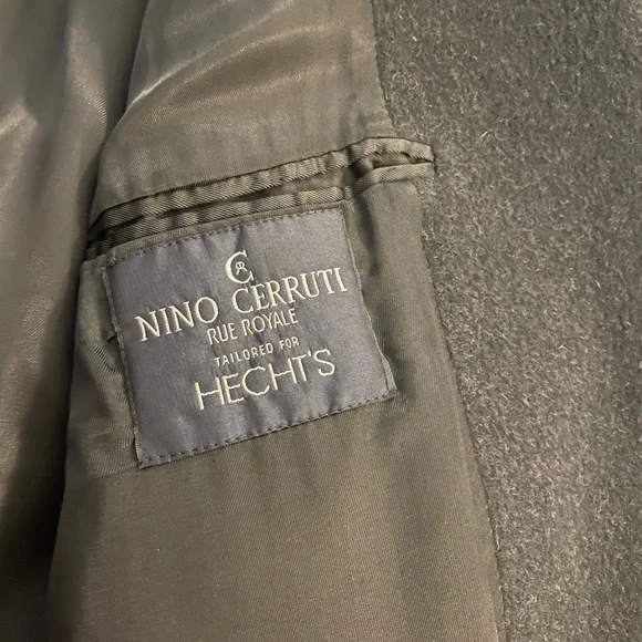 Nino Cerruti Cashmere Blend Top Coat - 42R